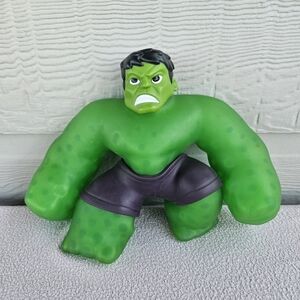 Heroes of Goo Jit Zu Marvel Supagoo Hulk Large 8” Action Figure Rubber Green